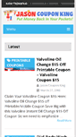 Mobile Screenshot of jasoncouponking.com